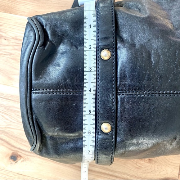 Miu Miu Vitello Bow Satchel in Black EUC - Picture 16 of 16